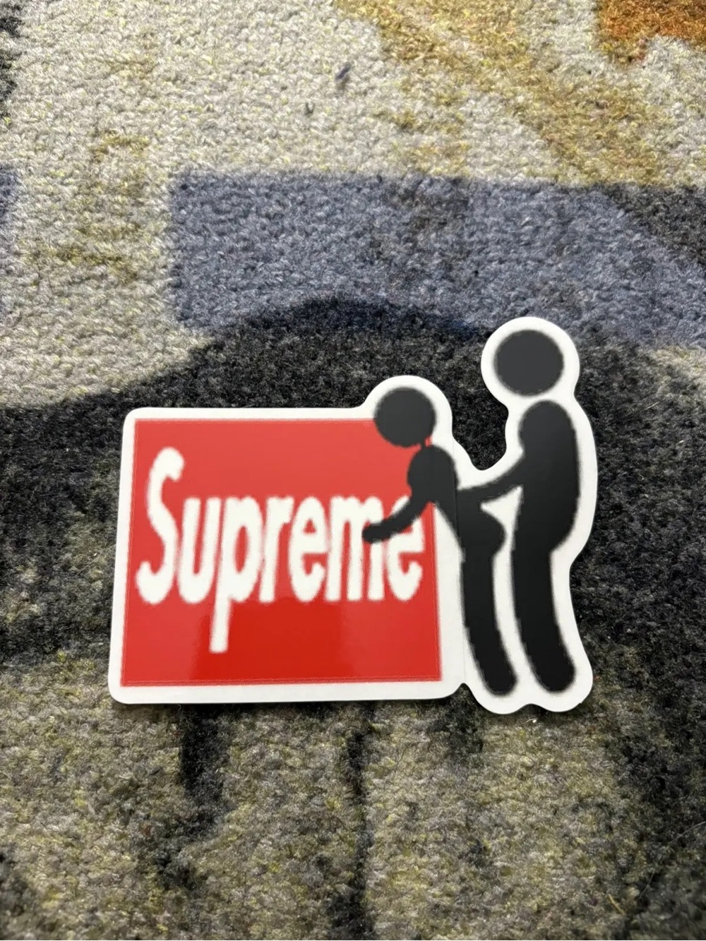 Supreme Stick Figure Sticker (FW25)